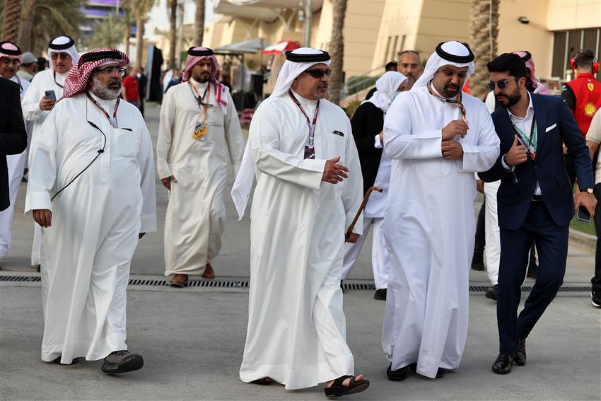 Arabic men walking